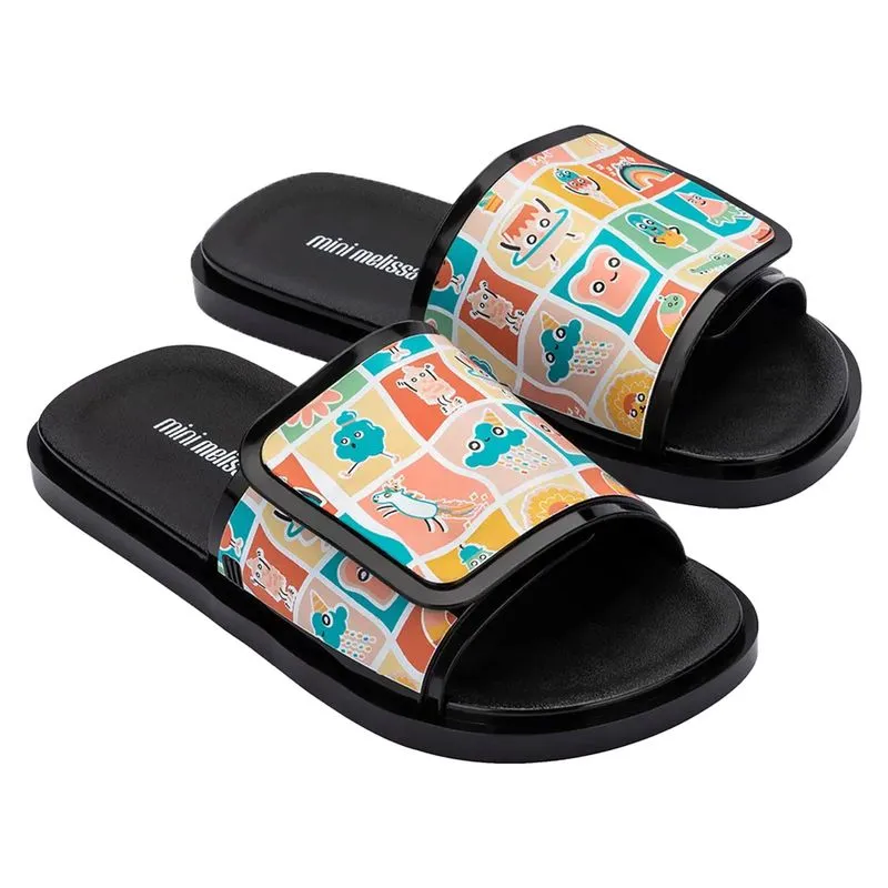 Mini Melissa Brave + Turma do Pudim Infantil 33833 PRETO 30