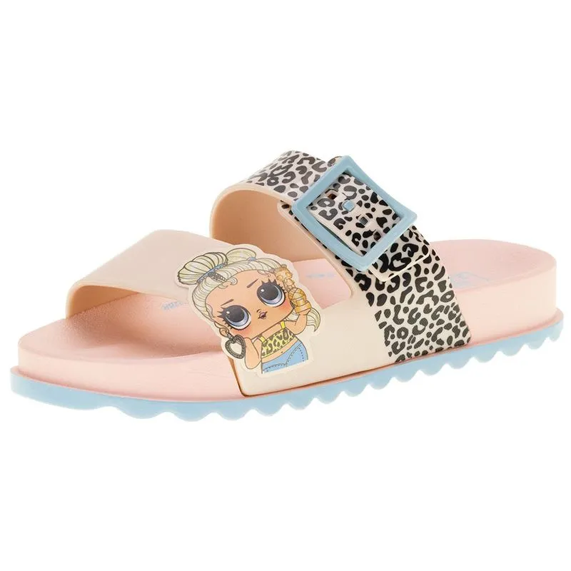 Sandália Infantil Lol Print Fun Grendene Kids - 22747 ROSA 30