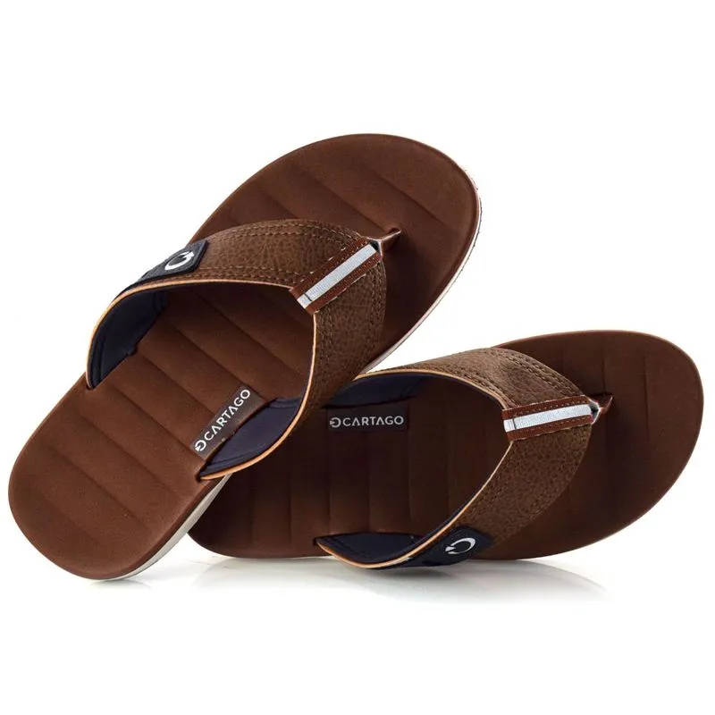 Chinelo Masculino Cartago Malaga Marrom 10954 43/44