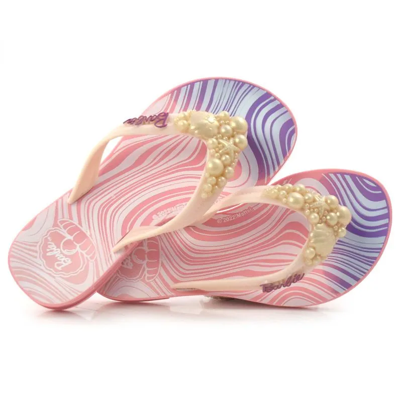 Chinelo Infantil Barbie Charme Rosa 22631 AGO/22 31/32