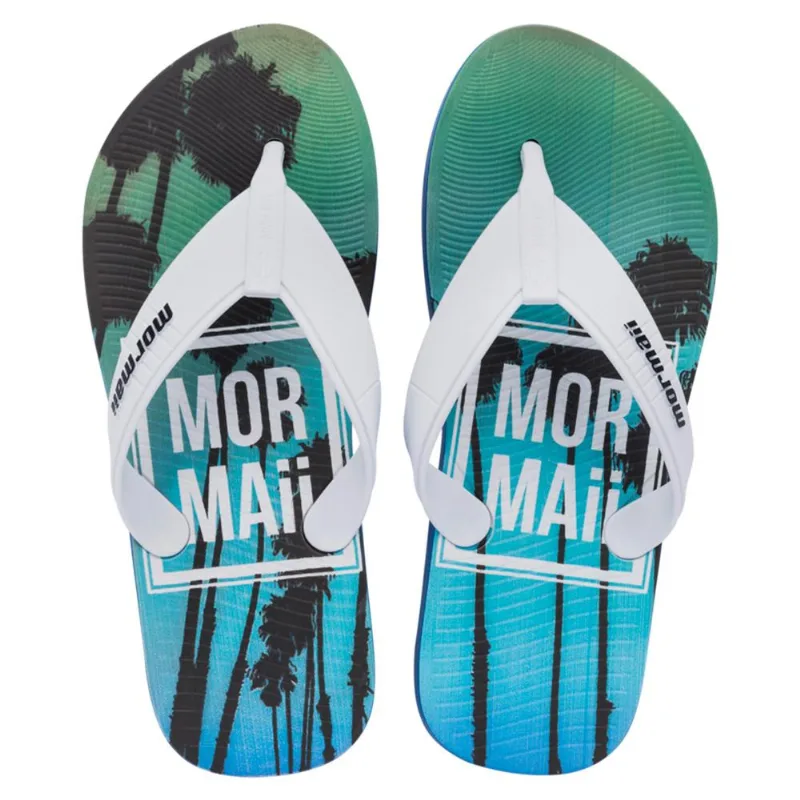 Chinelo mormaii tropical pró ii adulto Azul-branco 45-46
