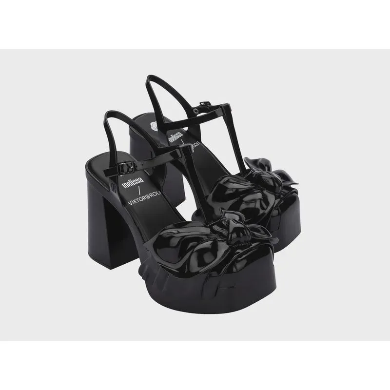 Melissa Party Heel Tie + Viktor And Rolf - Preto