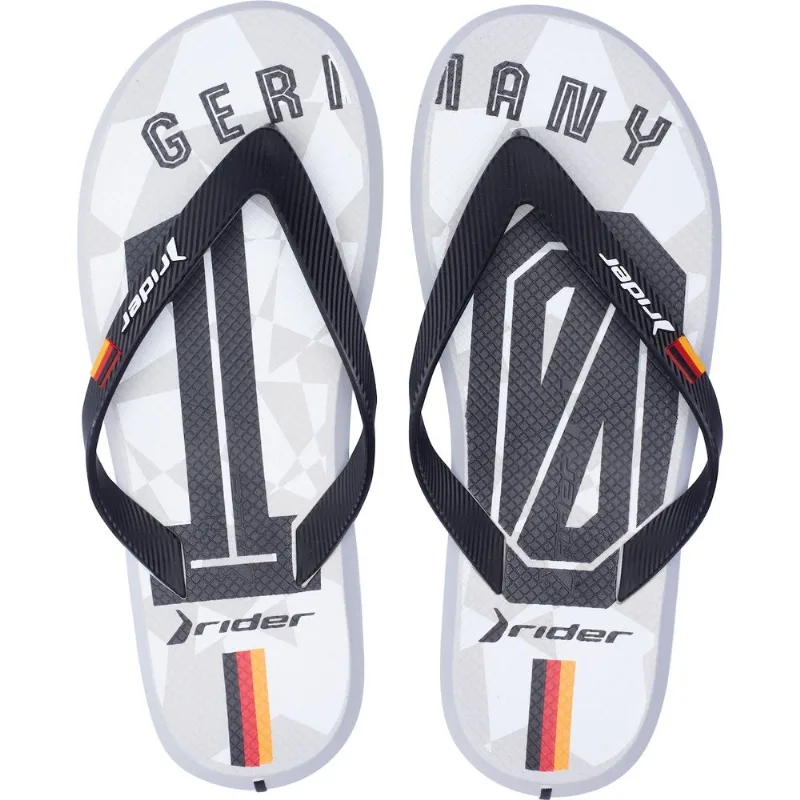 Chinelo Rider R1 Futebol - Adulto Preto 43/44