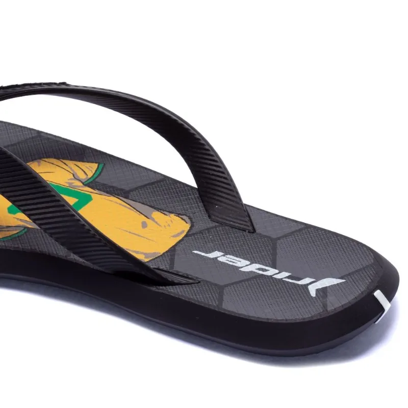 Chinelo Rider R1 Futebol - Adulto Preto 40