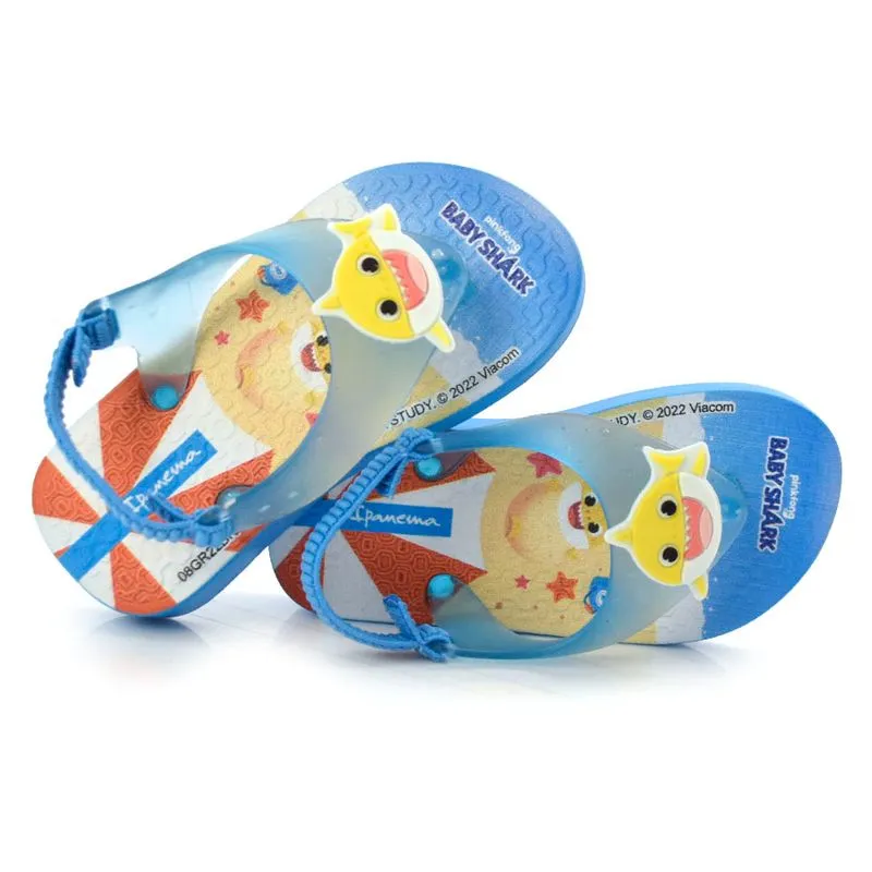 Chinelo Baby Ipanema Baby Shark Azul 26564 SET/22 23/24