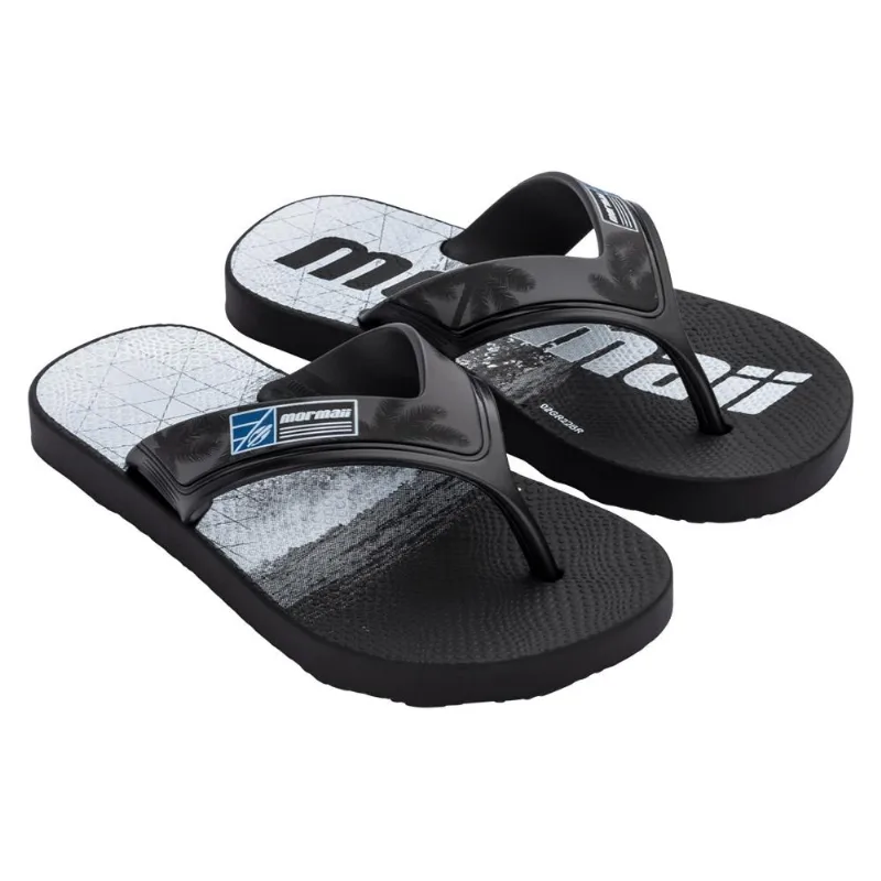 Chinelo Mormaii neocycle infantil Preto-cinza 35-36