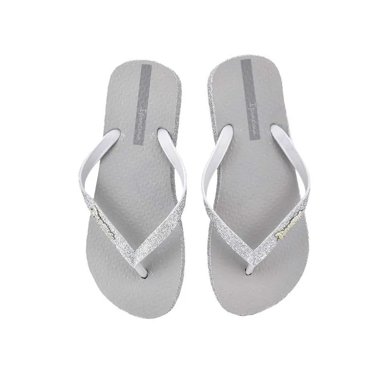 Ojota Ipanema Maxi Glow Talle: 34.5 - Color: Gris/Glitter
