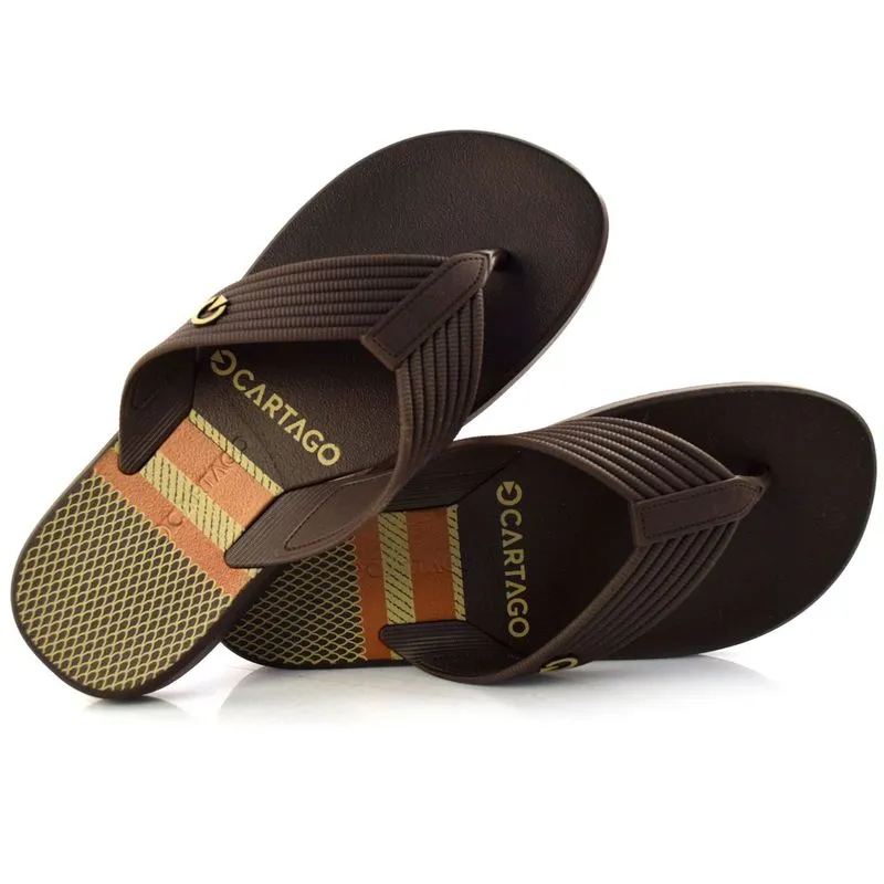 Chinelo Masculino Cartago Montreal Marrom 11729 JUL/22 43/44