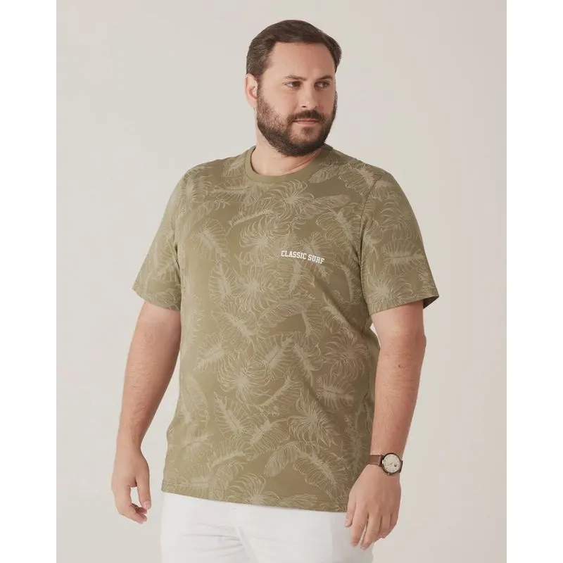 Camiseta Manga Curta Masculina Plus Size Malwee
