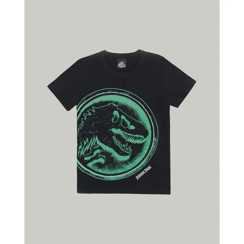 Blusa Manga Curta Dinossauro Feminina Malwee