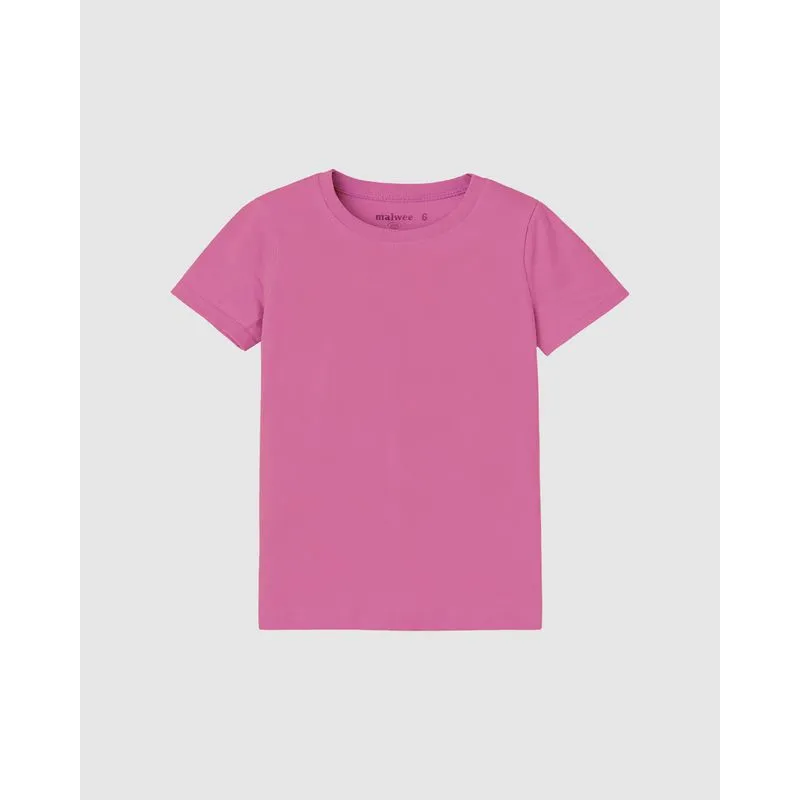 Blusa Infantil Menina Decote Redondo Em Algodão Malwee Kids Rosa - 12