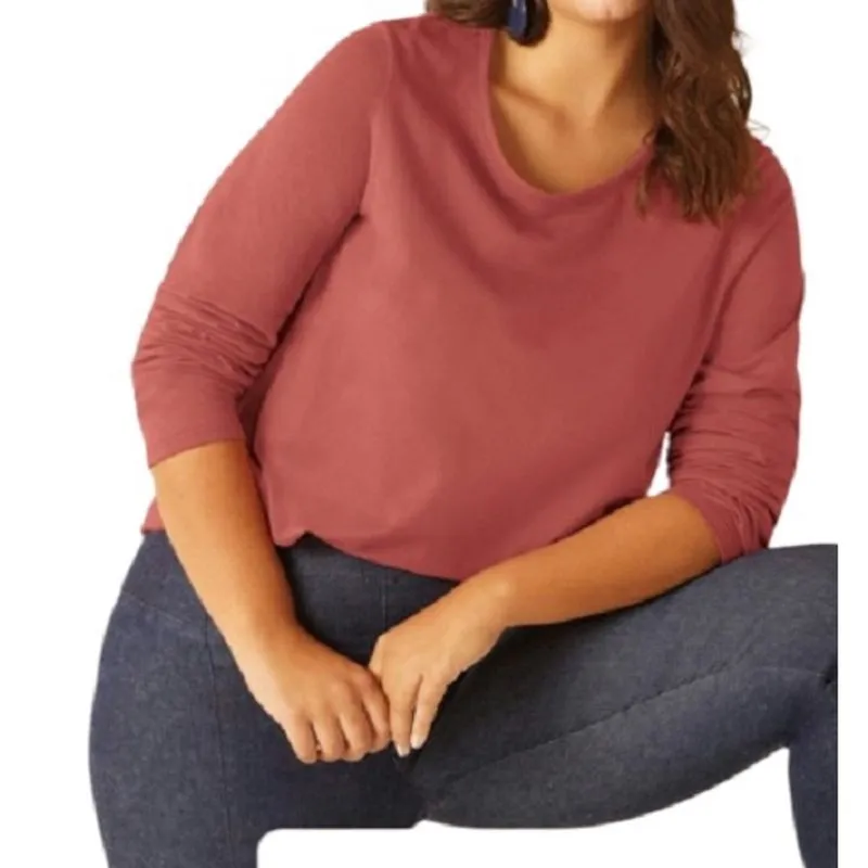 Blusa Manga Longa Plus Size Malwee