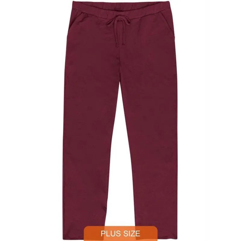 Calça Moletom Feminina Malwee Plus Size