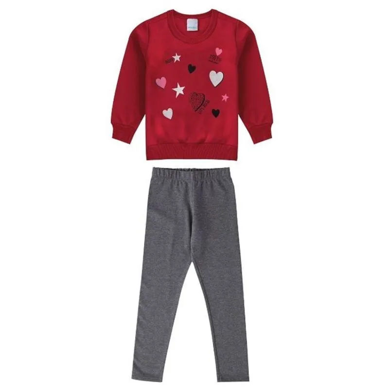 Conjunto Moletom Menina 10 ao 18 Malwee
