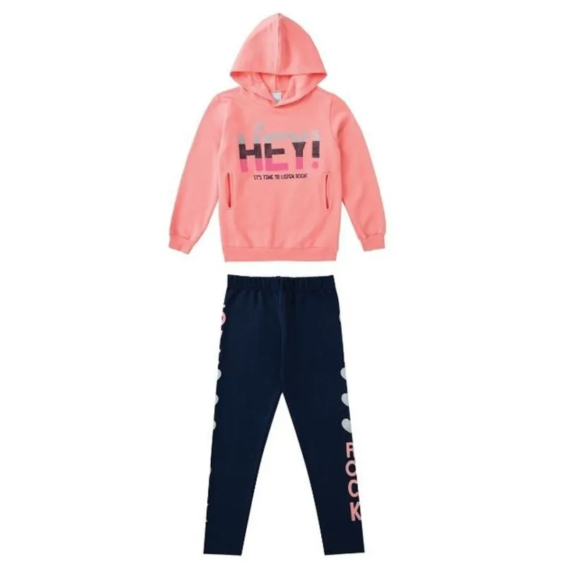 Conjunto Moletom Menina Juvenil 12 ao 18 Malwee