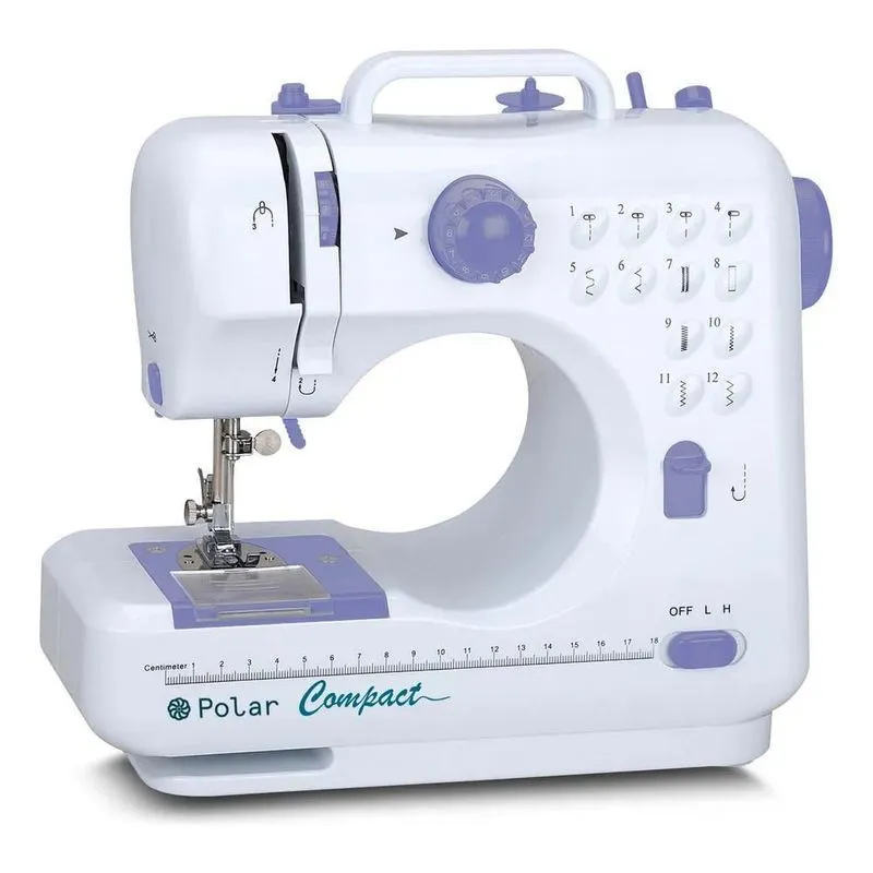 3x Máquina De Costura Reta Polar Compact Gf1000 Portátil Bra