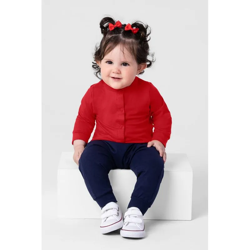 Casaco bebê unissex de cotton Brandili Baby - G