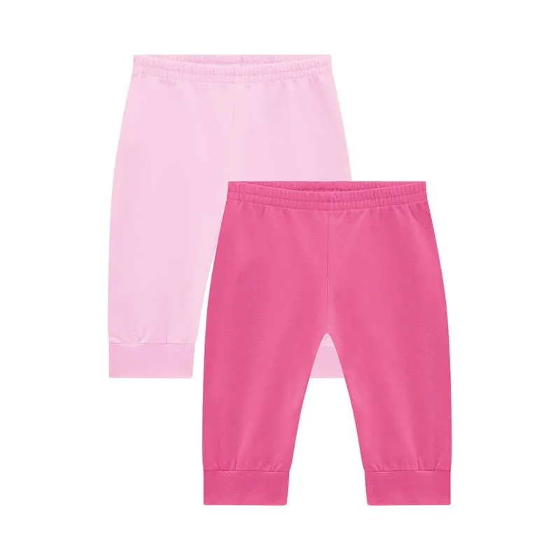 Kit de calças jogger de cotton Brandili Baby - RN