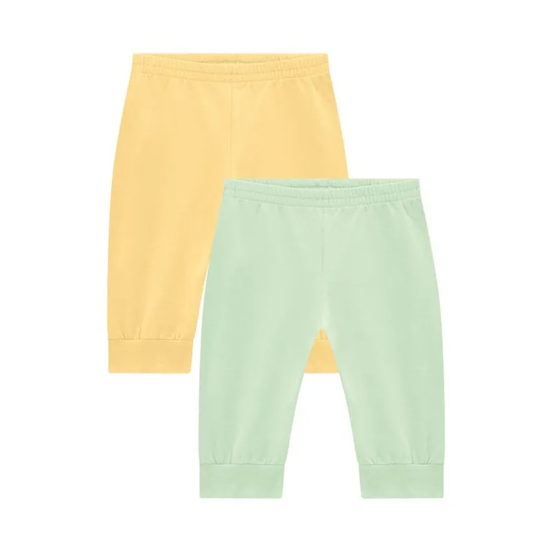 Kit de calças jogger de cotton Brandili Baby - P