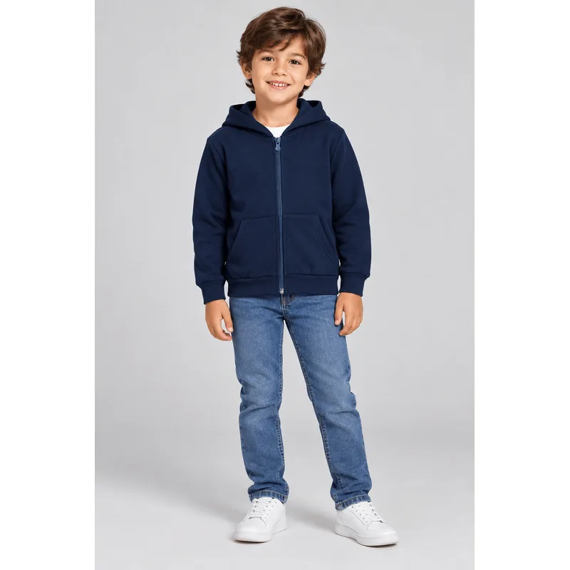 Jaqueta infantil menino em moletom Brandili - 3