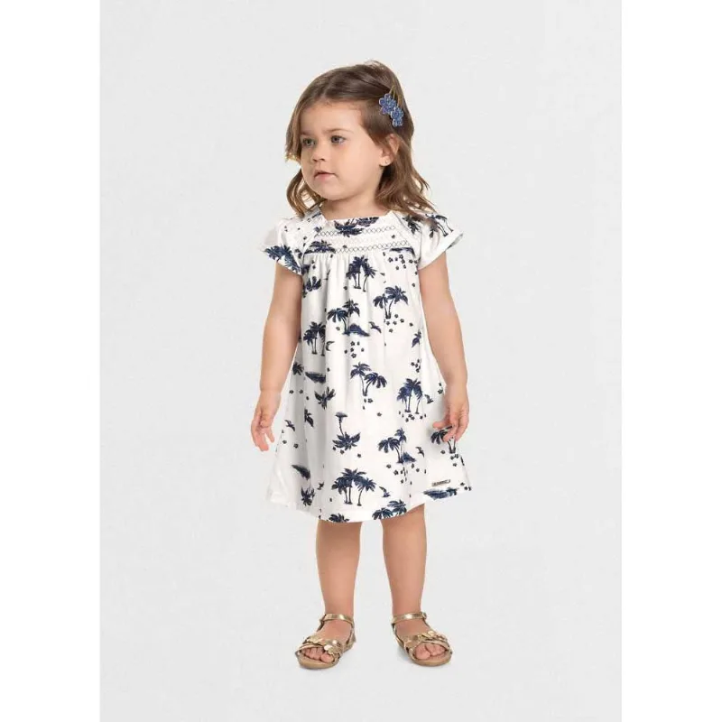 Vestido infantil menina coqueiros Mundi Natural 3