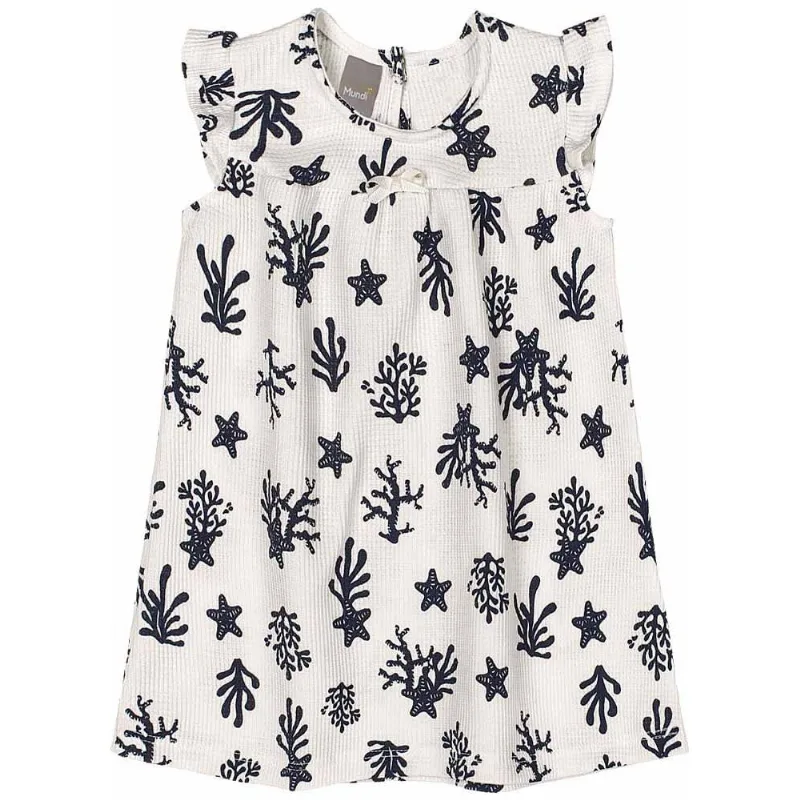 Vestido bebê menina estrelas Mundi Baby Natural P