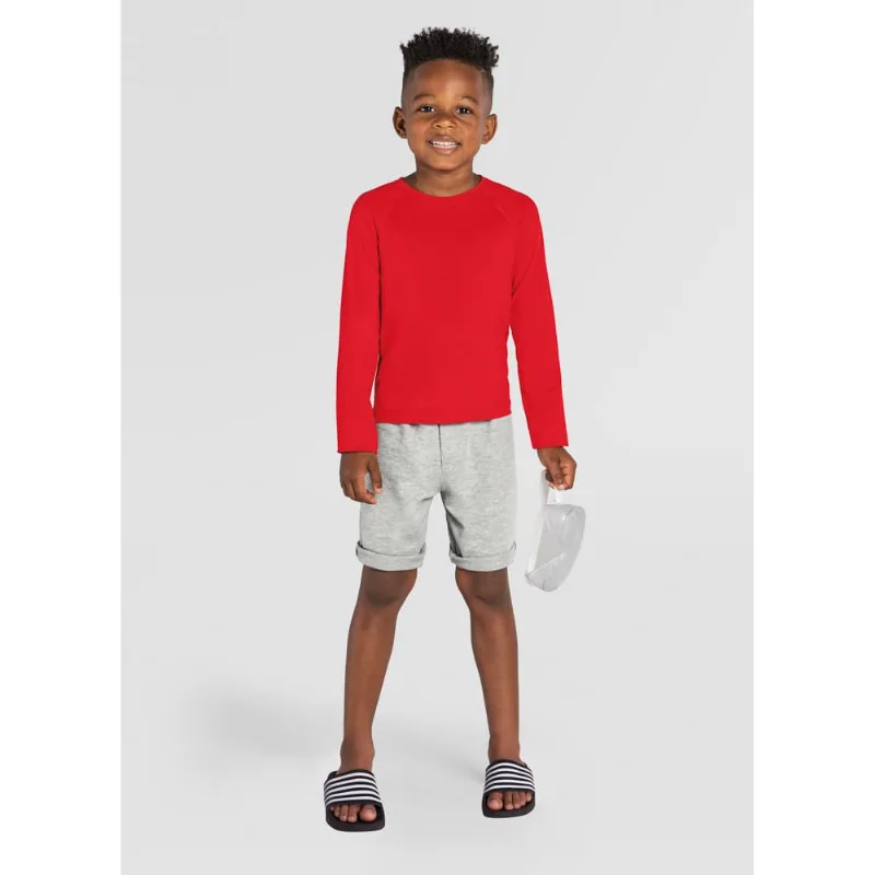 Bermuda básica infantil menino de moletinho Brandili Cinza 10