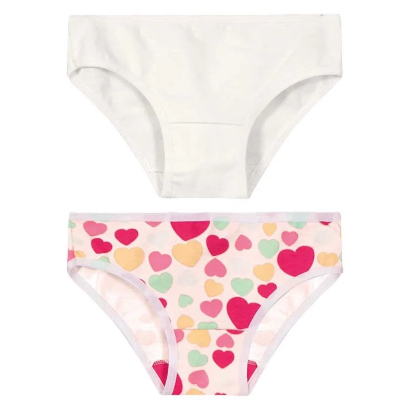 kit calcinhas infantil menina de cotton Brandili - P