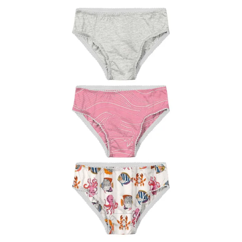 kit calcinhas infantil menina de malha Brandili - P