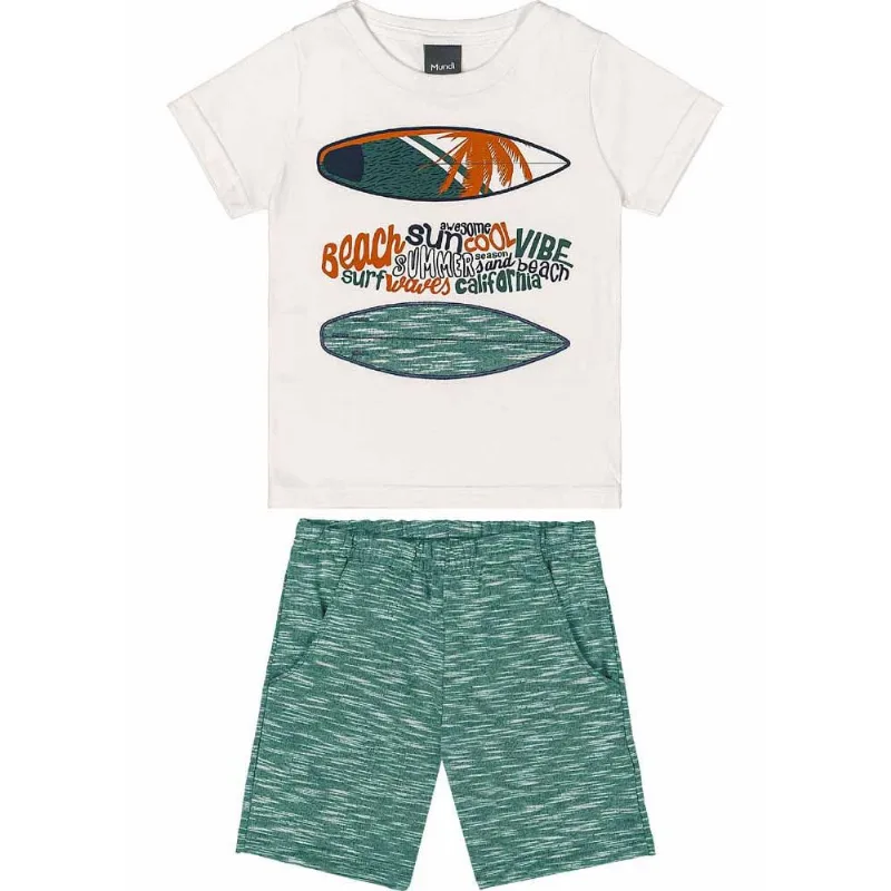 Conjunto infantil menino surf Mundi Natural 1