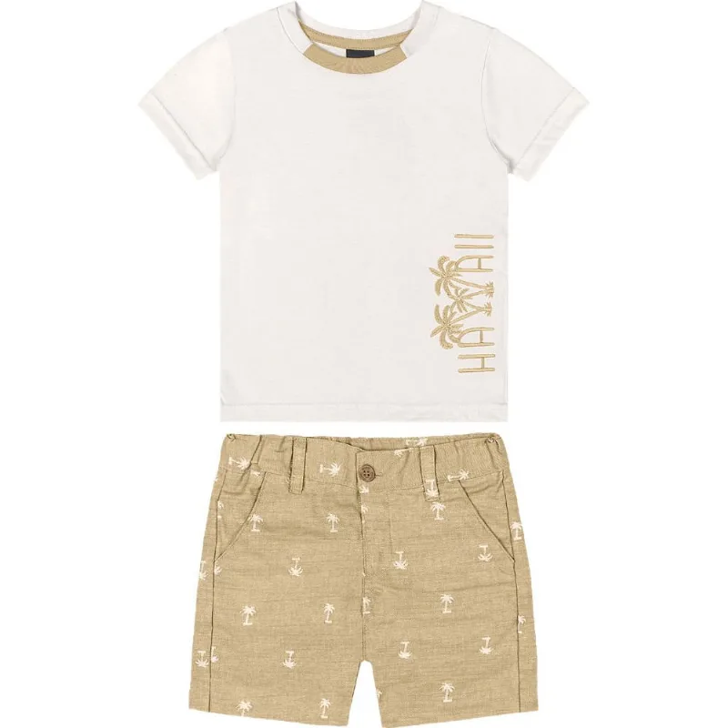 Conjunto infantil menino coqueiros Mundi Natural 3