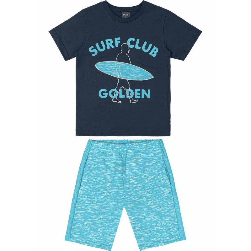 Conjunto infantil menino surf Mundi Cinza 10