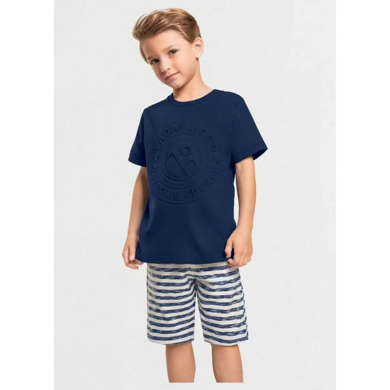 Conjunto infantil menino montanhas Mundi Azul 12
