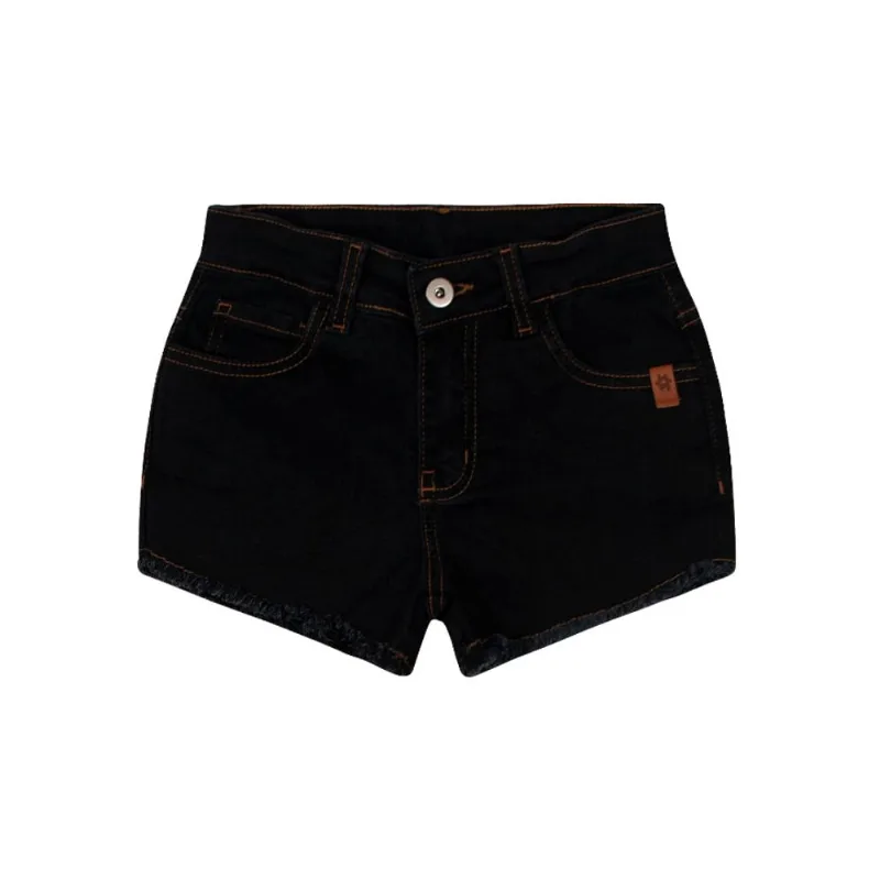 Shorts Jeans Infantil menina super comfort Brandili Azul 10
