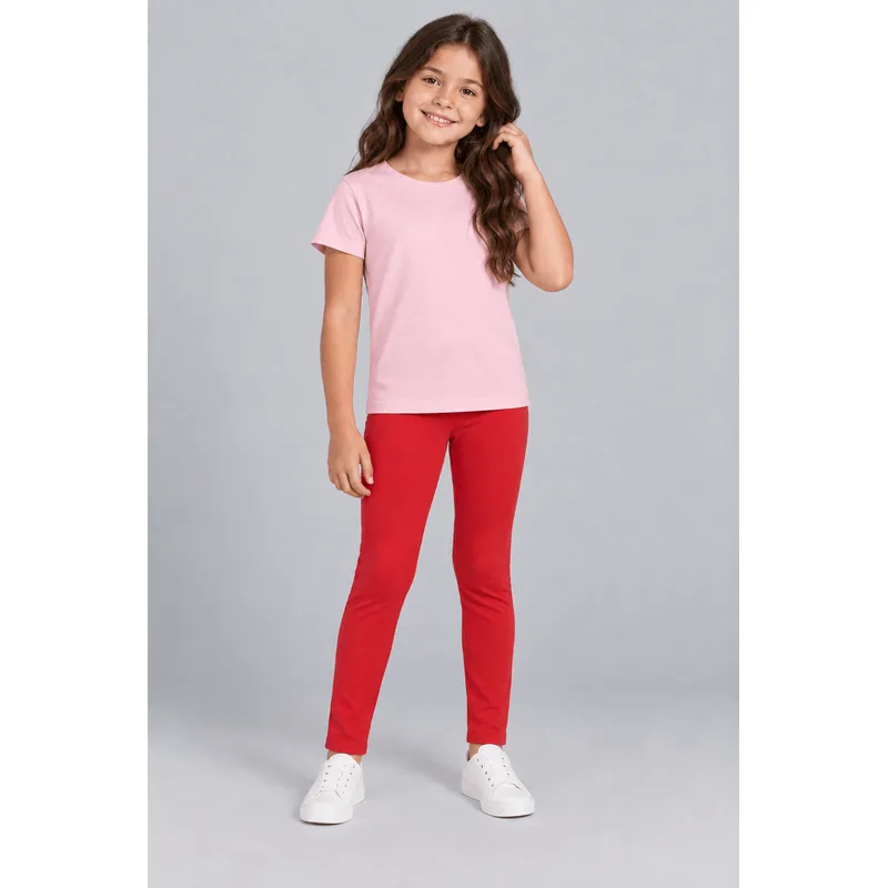 Calça legging infantil menina em cotton Brandili - 1