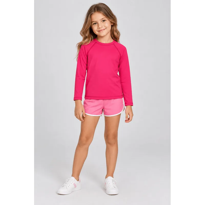 Camiseta infantil unissex em malha UV Brandili - 2