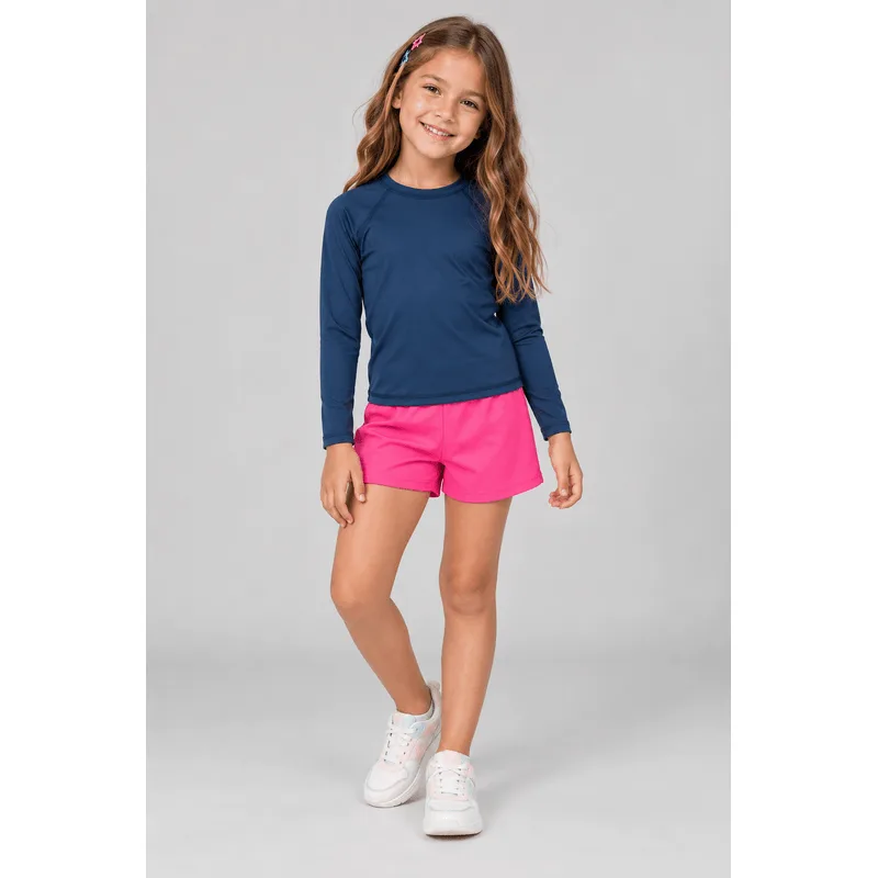 Camiseta infantil unissex em malha UV Brandili - 6