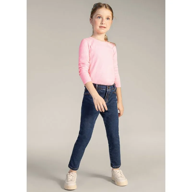 Calça jeans infantil menina Brandili - 18