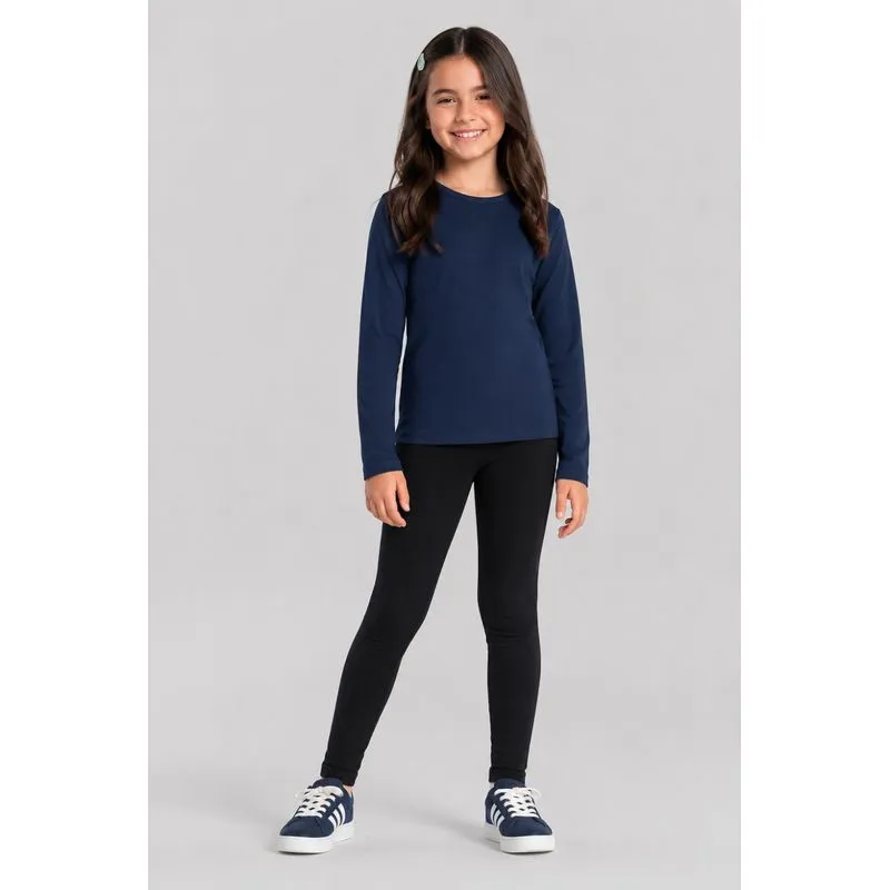 Camiseta infantil unissex térmica leve Brandili - 4