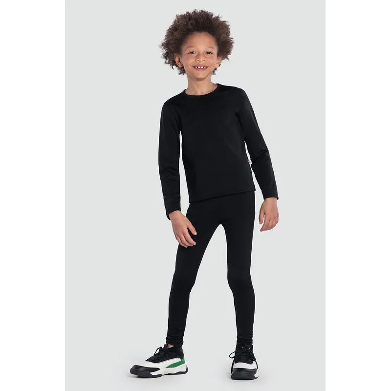 Calça legging infantil unissex térmica pesada Brandili Calça legging infantil unissex térmica pesada Brandil - 12