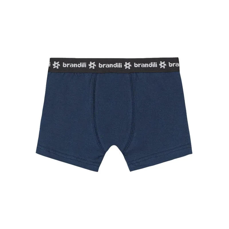 Cueca boxer infantil menino em cotton Brandili - P