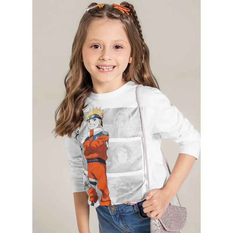 Camiseta infantil unissex Naruto Brandili - 12