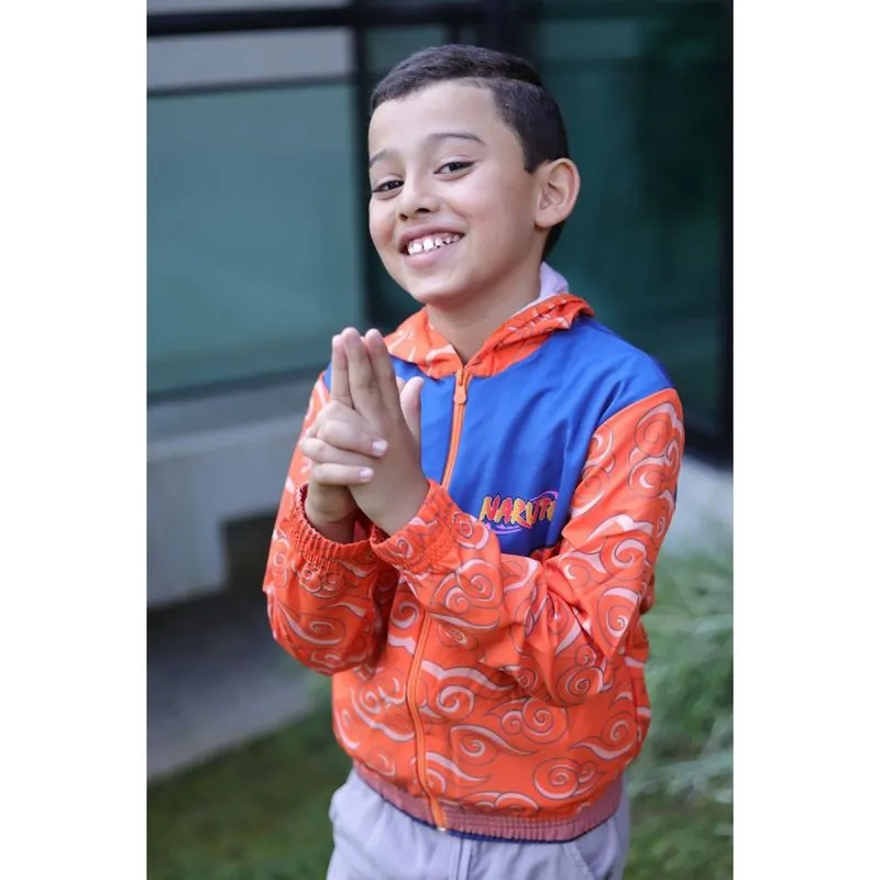 Jaqueta Microfibra Naruto Infantil e Juvenil Menino Brandili 55113.110