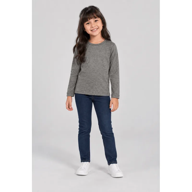Camiseta infantil unissex térmica pesado Brandili - 6