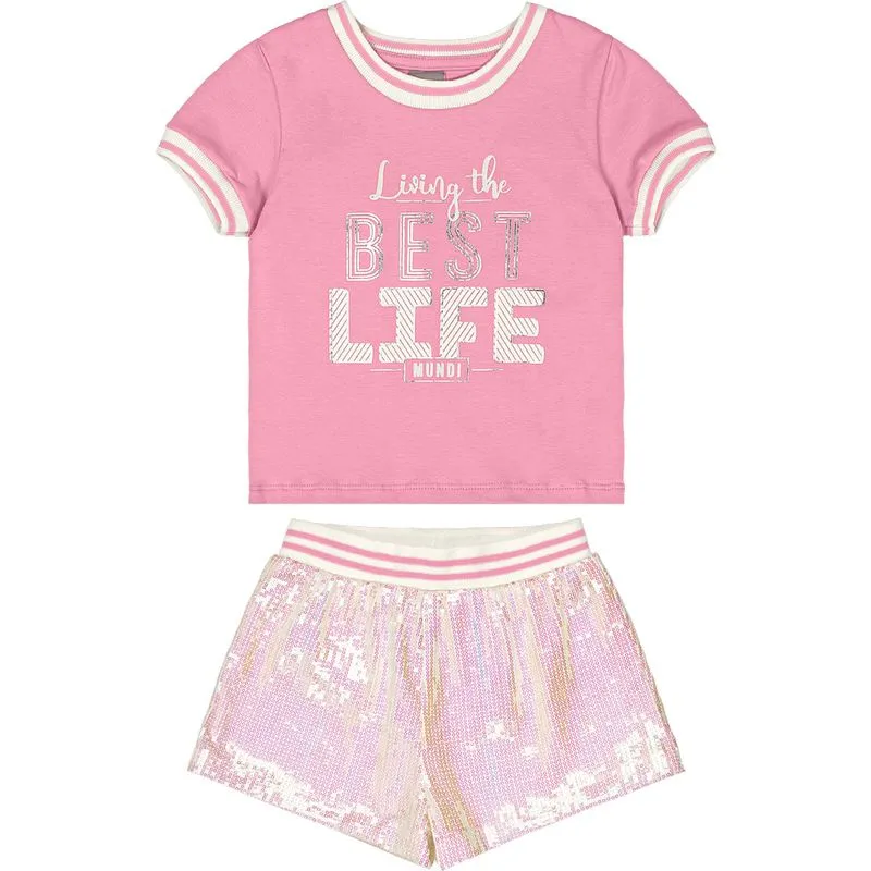Conjunto infantil menina Mundi - 6