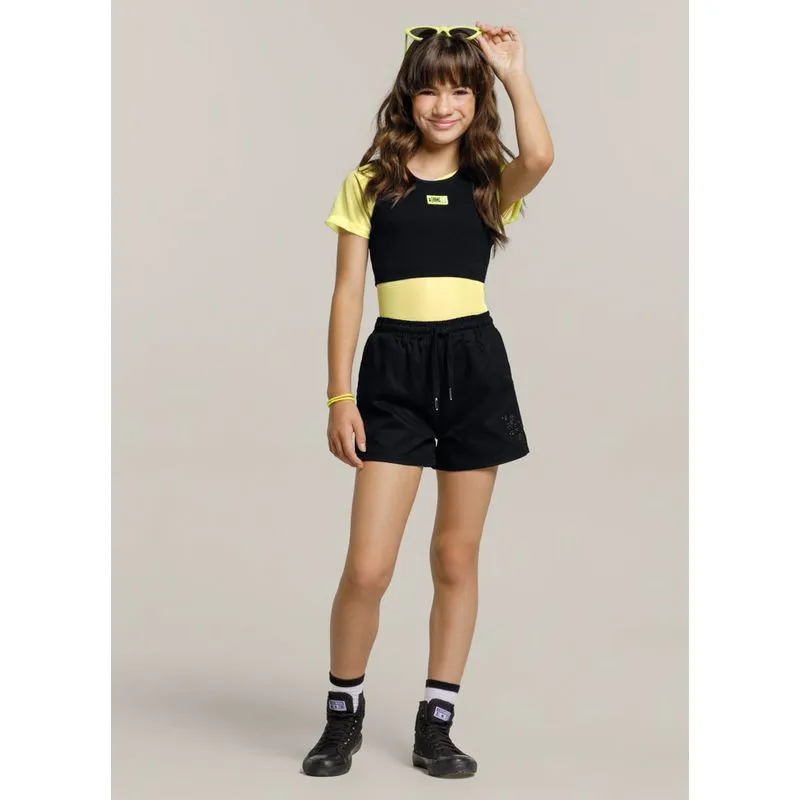 Cropped e blusa tule teen menina Young Class - 12