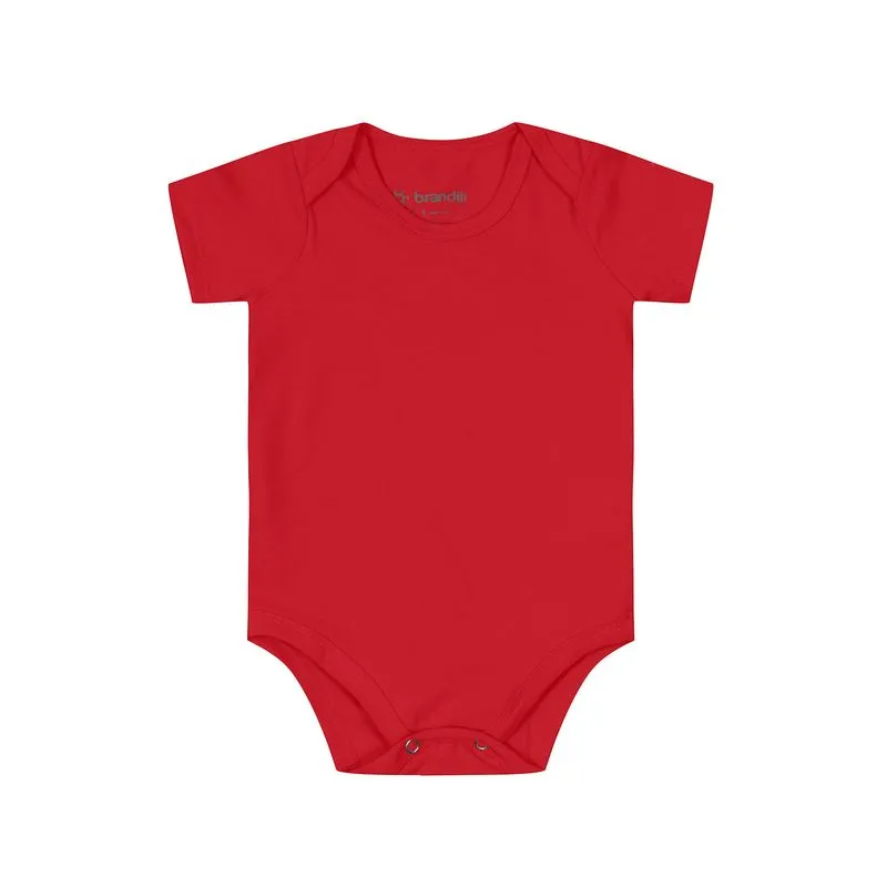 Body bebê unissex em cotton Brandili - G