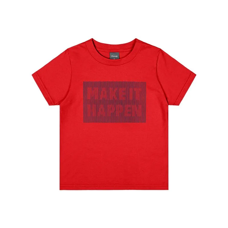 Camiseta em malha infantil menino Mundi - 14
