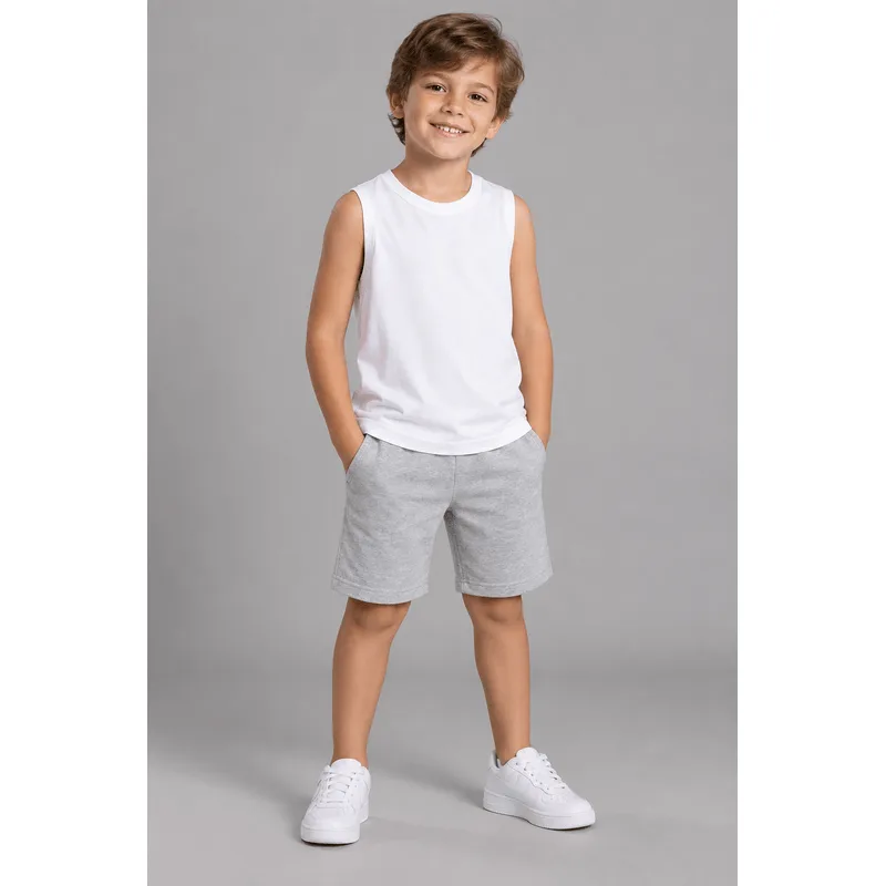 Regata infantil menino em meia malha Brandili - 14