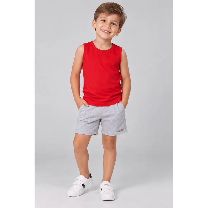 Regata infantil menino em meia malha Brandili - 18